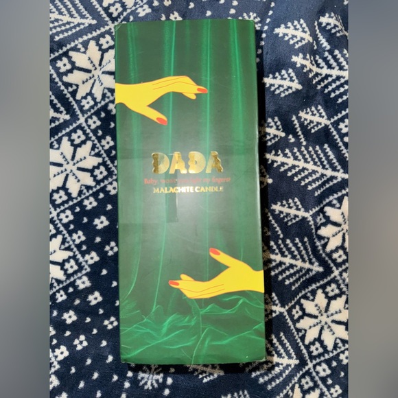 BABY, WON'T YOU LIGHT MY FINGERS? CANDLE IN MALACHITE - Picture 2 of 5